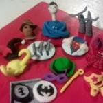 12 Fondant Hero/villain Cupcake/cake Toppers
