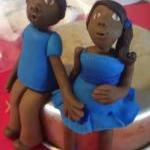 Mommy & Daddy To Be Cake Toppers