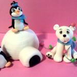 Igloo & Characters Cake Toppers (4..