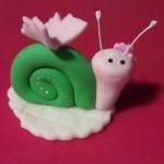 12 Snail Cupcake Toppers