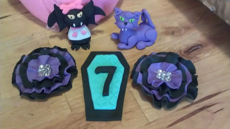 12 Monster High Inspired Cupcake Toppers