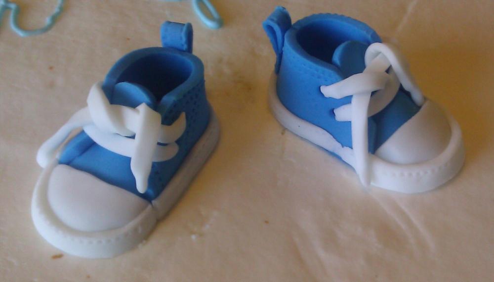 Fondant "converse Inspired" Shoe Cake Toppers